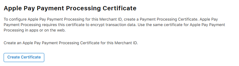 Create Certificate