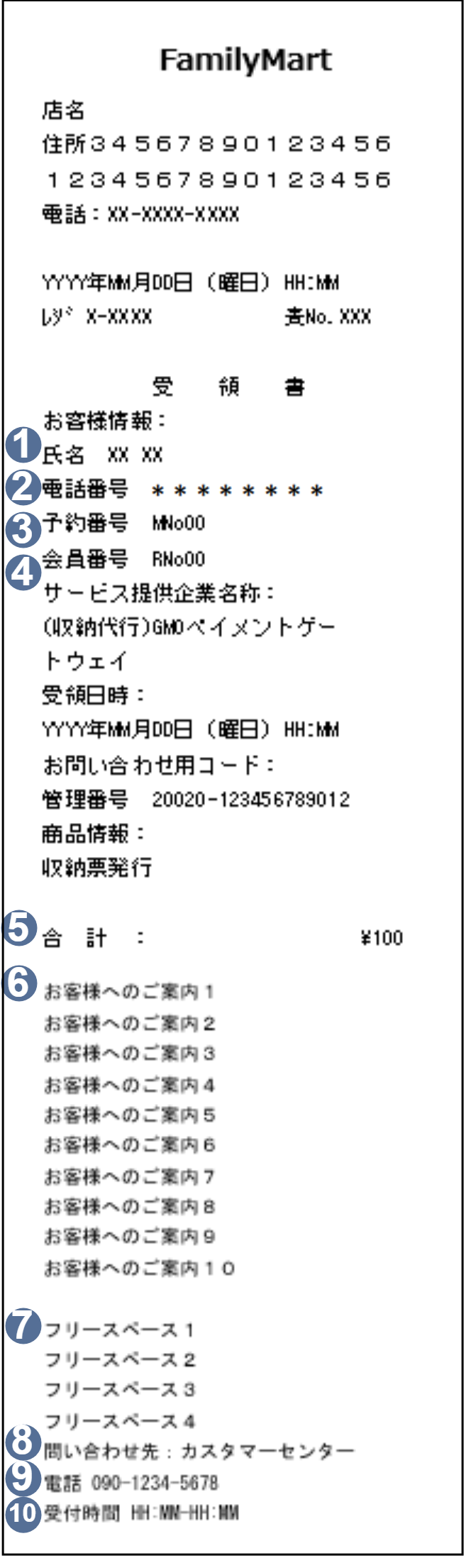 ファミリーマート_払込受領証